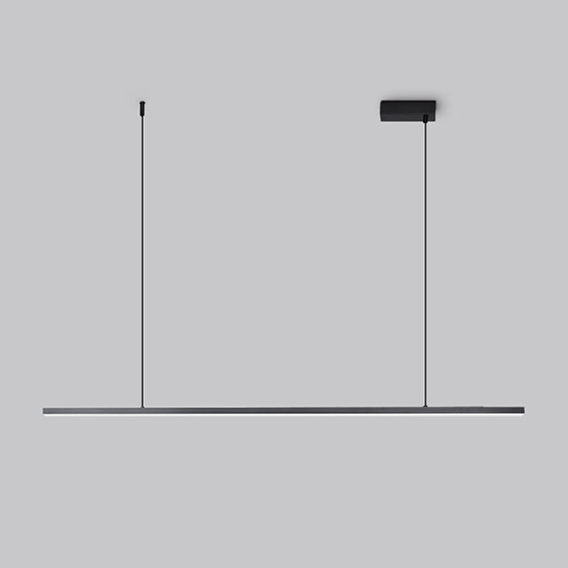Simple Island Hanging Light Modern Island Light with Acrylic Shade for Dining Room