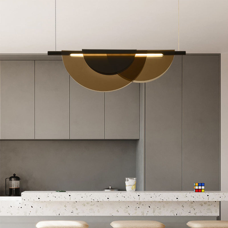 Modern Hanging Light Metal Island Light Fixture for Dining Room