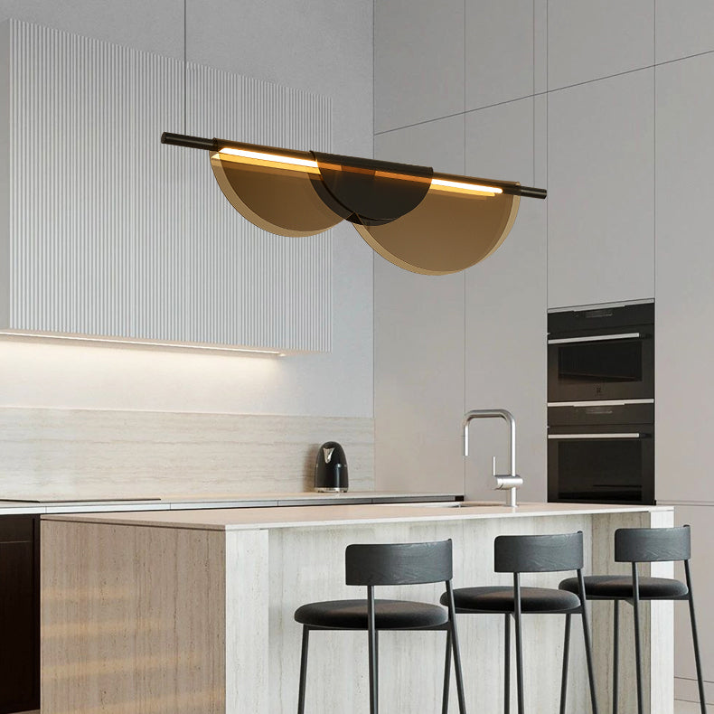 Modern Hanging Light Metal Island Light Fixture for Dining Room