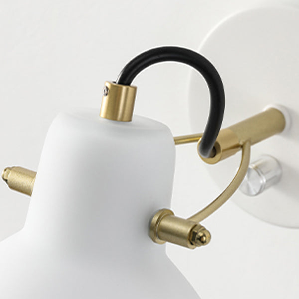 Bath Vanity Lighting Industrial White Shaded Light for Bathroom