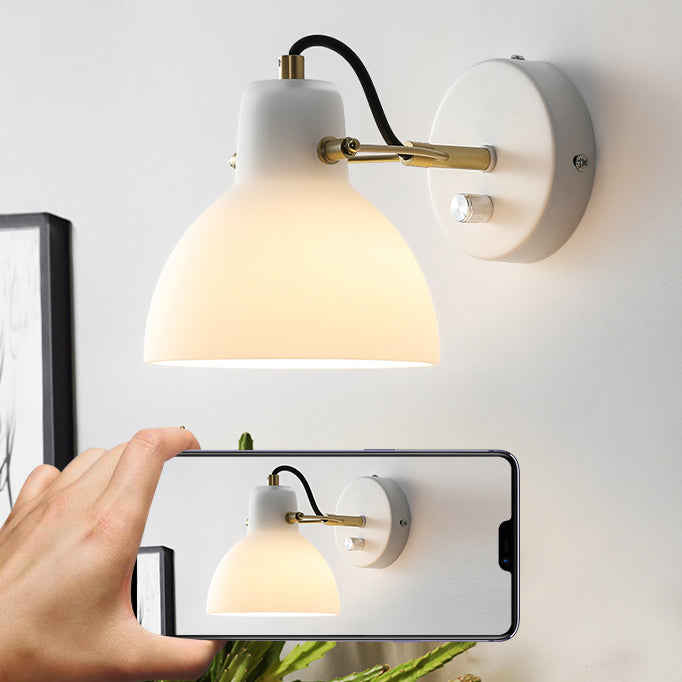 Bath Vanity Lighting Industrial White Shaded Light for Bathroom