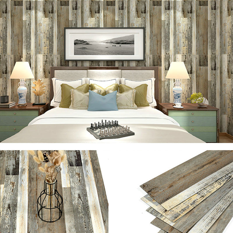 Farmhouse Tin Backsplash Paneling Smooth Wall Ceiling Wood Board Set of 1