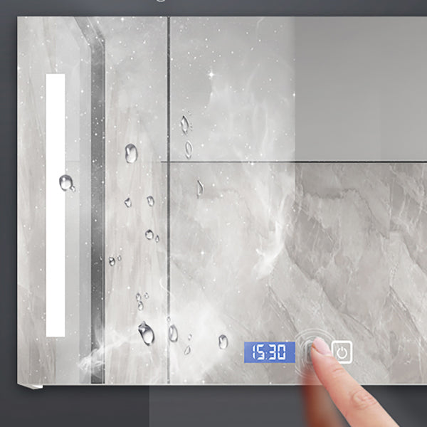 Waterproof Bathroom Vanity Rectangle Single Sink Wood Frame Wall-Mounted Drawers Vanity