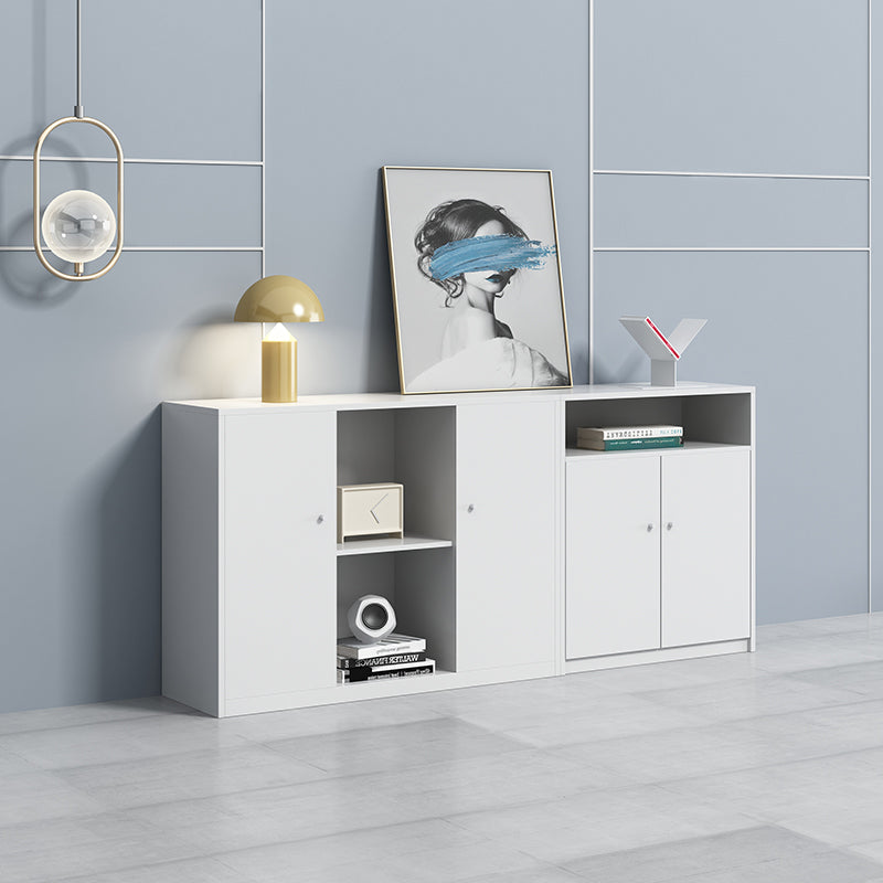 Modern Filing Cabinet Contrast Panel Wood File Cabinet for Home Office