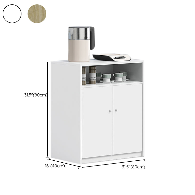 Modern Filing Cabinet Contrast Panel Wood File Cabinet for Home Office