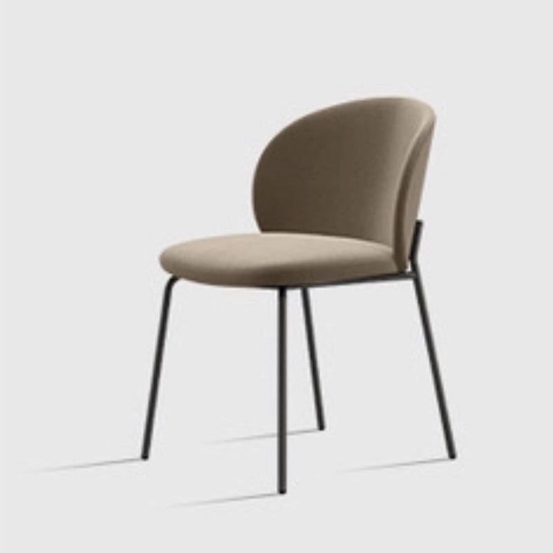 Industrial Style Indoor-Outdoor Chair Wingback Armless Chair Set