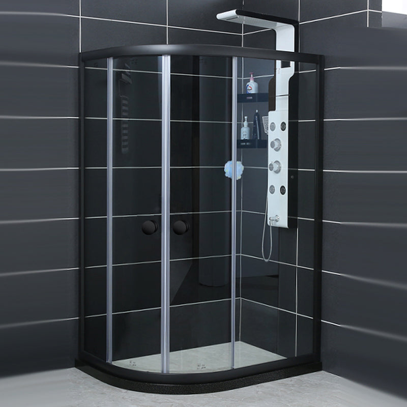 Modern Style Stainless Steel Frame Folding Tempered Glass Shower Screen