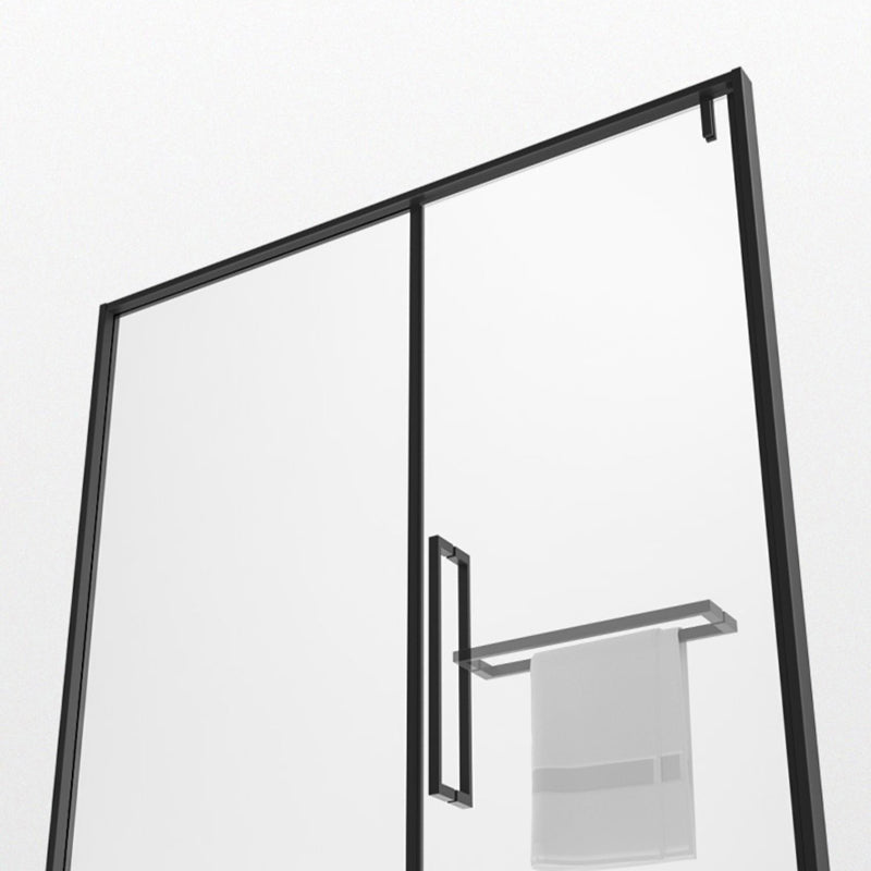 Single Sliding Semi Frameless Shower Door, Tempered Glass Shower Screen