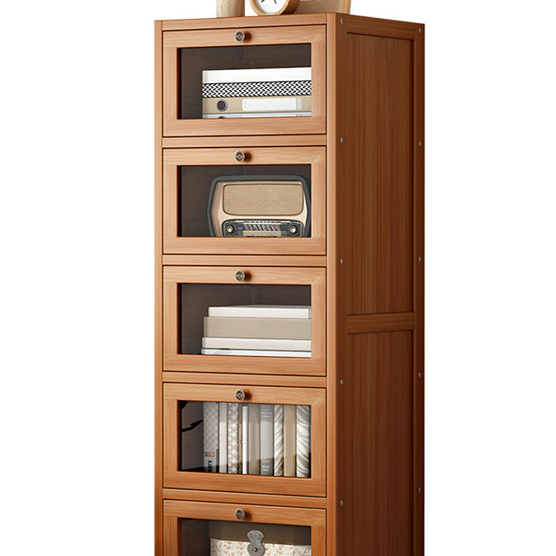 Modern Rectangle Accent Cabinet Glass Scratch Resistant Storage Cabinet