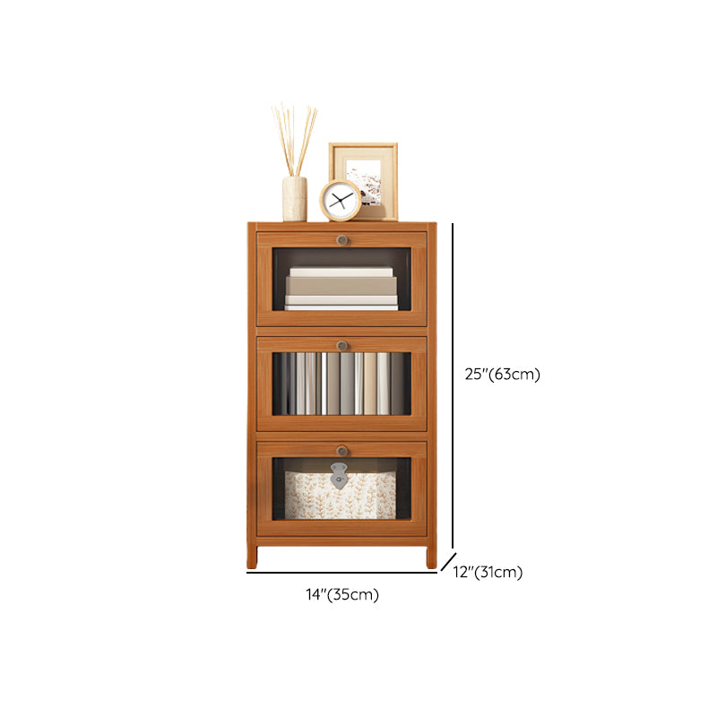 Modern Rectangle Accent Cabinet Glass Scratch Resistant Storage Cabinet