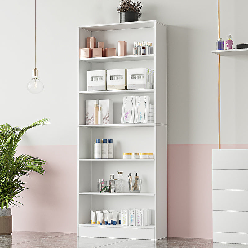 Contemporary Rectangle Wooden Cabinet with Shelves Storage Cabinet