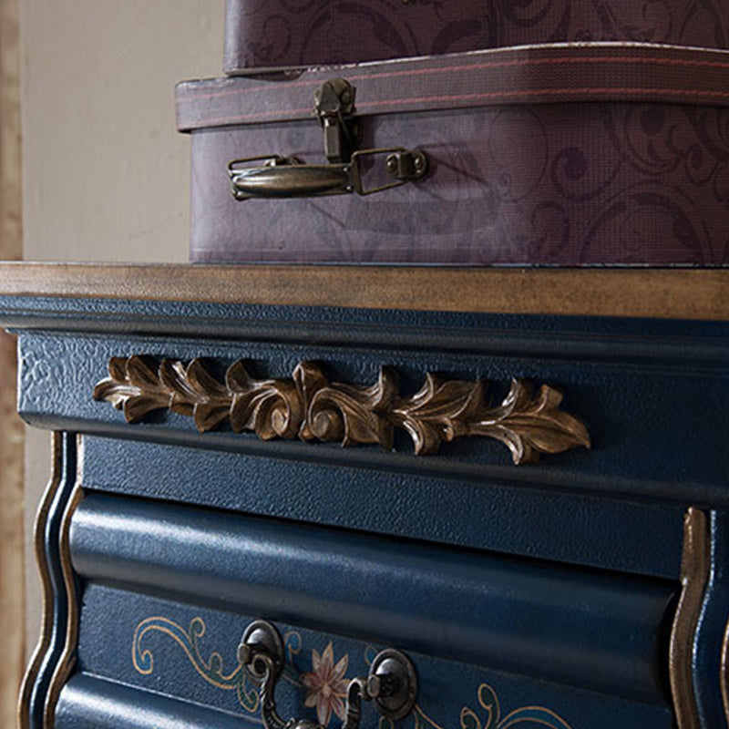 Mid-Century Modern Rectangle Chest with 7 Drawers and Cabriole Legs