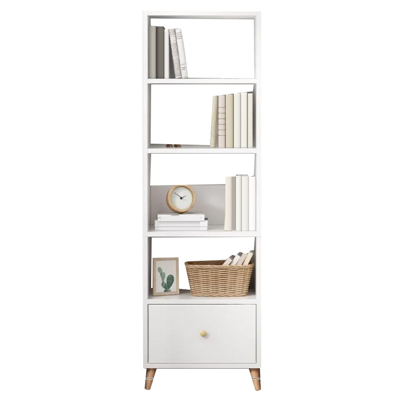 Contemporary Style Simple Wood Chest with Shelves for Living Room