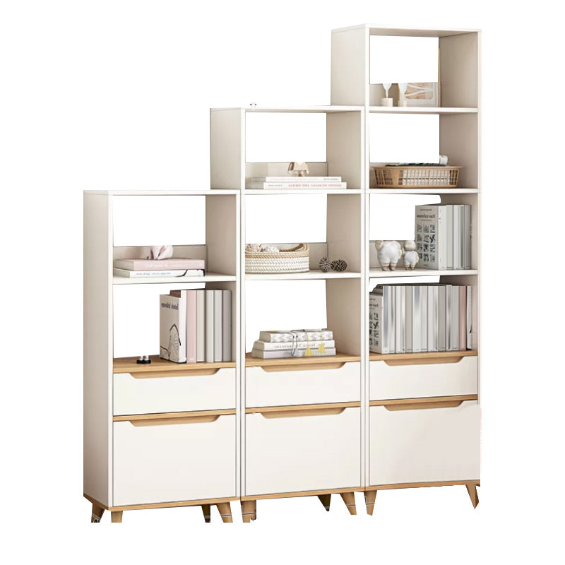 Contemporary Style Simple Wood Chest with Shelves for Living Room