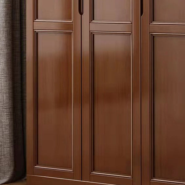 Matte Finish Cabinet for Bedroom Traditional Rubberwood Storage Cabinet