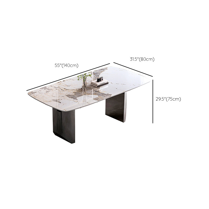 Rectangle Dining Table Sintered Stone Dining Table for Kitchen