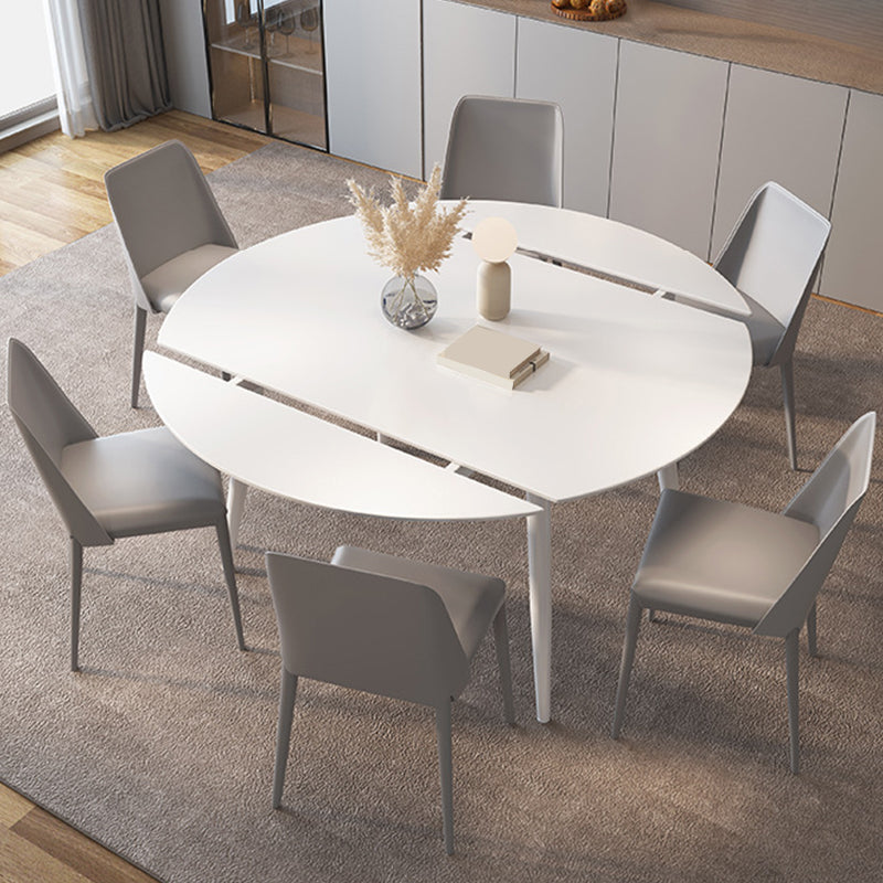 Sintered Stone Dining Table Modern Round Dining Table for Kitchen