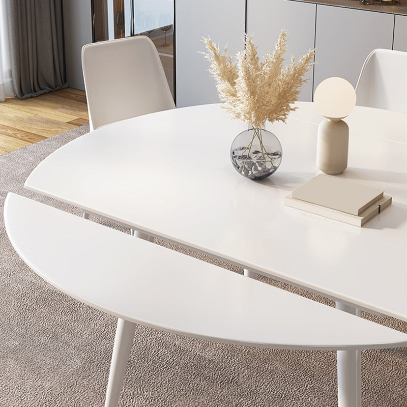Sintered Stone Dining Table Modern Round Dining Table for Kitchen