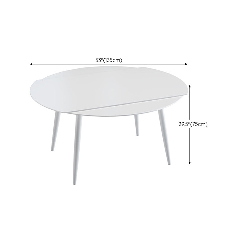 Sintered Stone Dining Table Modern Round Dining Table for Kitchen