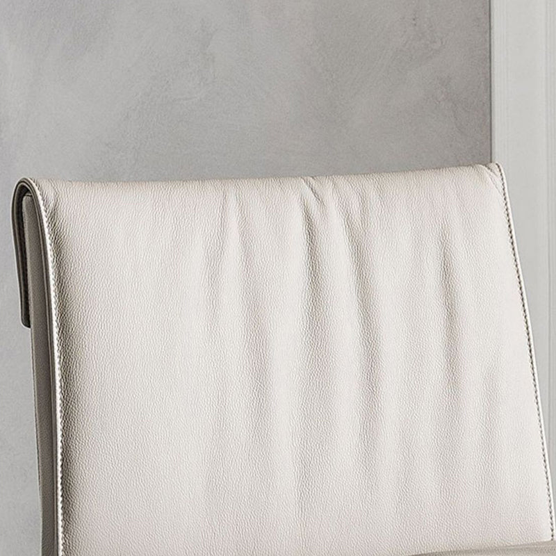 Modern Style Low Back Barstool Pu Leather Counter Bar Stool with Metal Legs