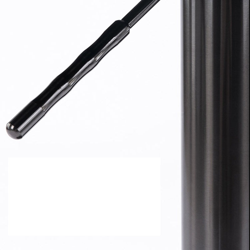 Industrial Style Liftable Bar Stool PU Leather Counter Bar Stool with Metal Legs for Home