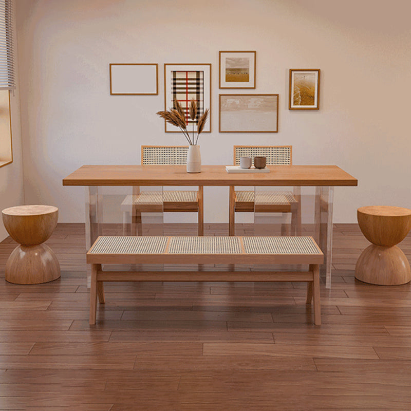 Modern 1/4/6 Pieces Dining Set Rectangle Wood Dining Table for Dining Room