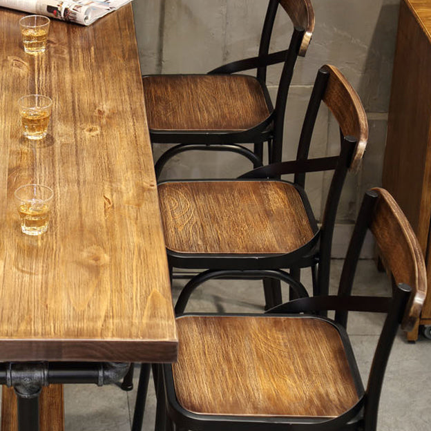 1/4/7 Pieces Pub Dining Set Rectangular Counter Height Pub Set