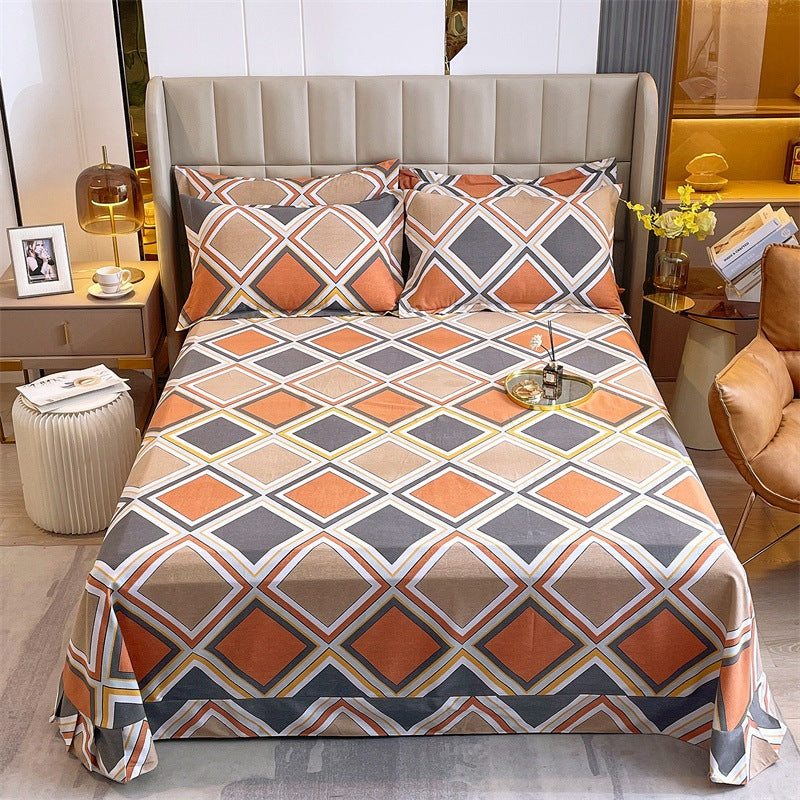 Cotton Brushed Bed Sheet Extra Deep Pocket Microfiber Wrinkle Resistant Bed Sheet Set