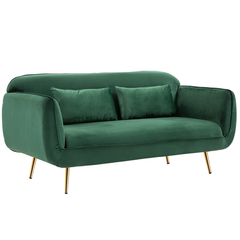 30" Wide Scandinavian Sofa Bed Fabric Cushions Seating with Pillows