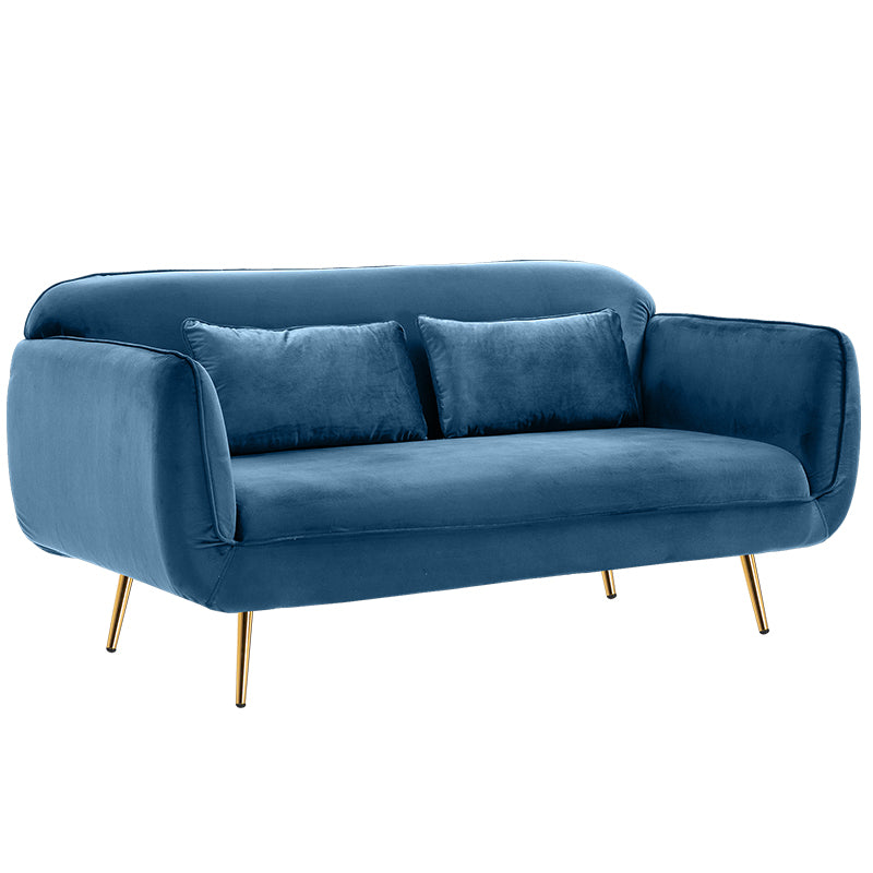 30" Wide Scandinavian Sofa Bed Fabric Cushions Seating with Pillows