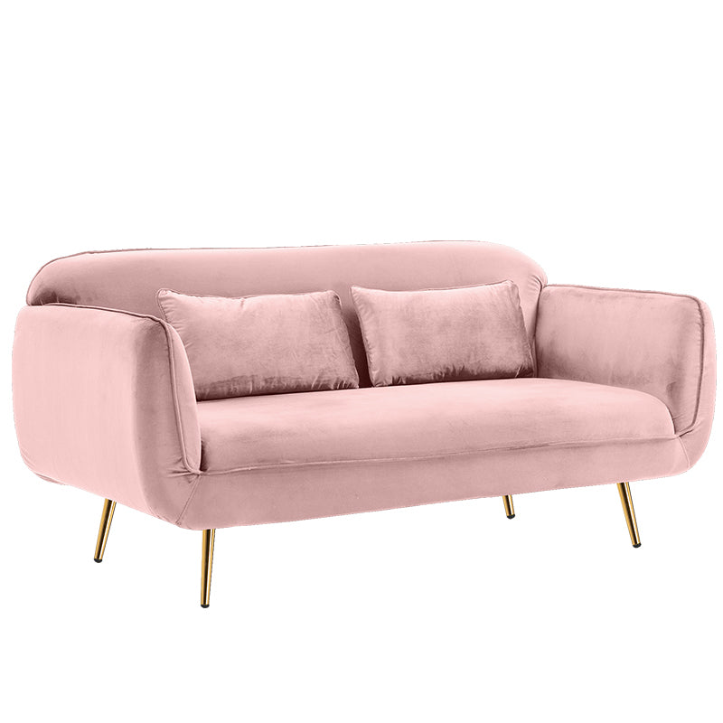 30" Wide Scandinavian Sofa Bed Fabric Cushions Seating with Pillows