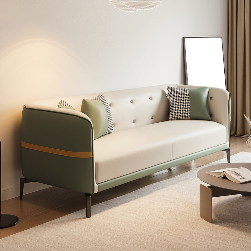 25" Wide Contemporary Sofa Bed Cushions Seating with Pillows