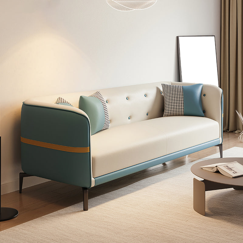 25" Wide Contemporary Sofa Bed Cushions Seating with Pillows