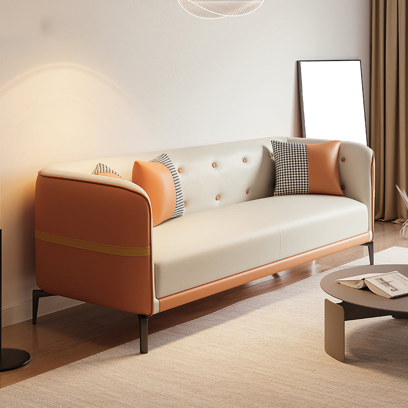 25" Wide Contemporary Sofa Bed Cushions Seating with Pillows