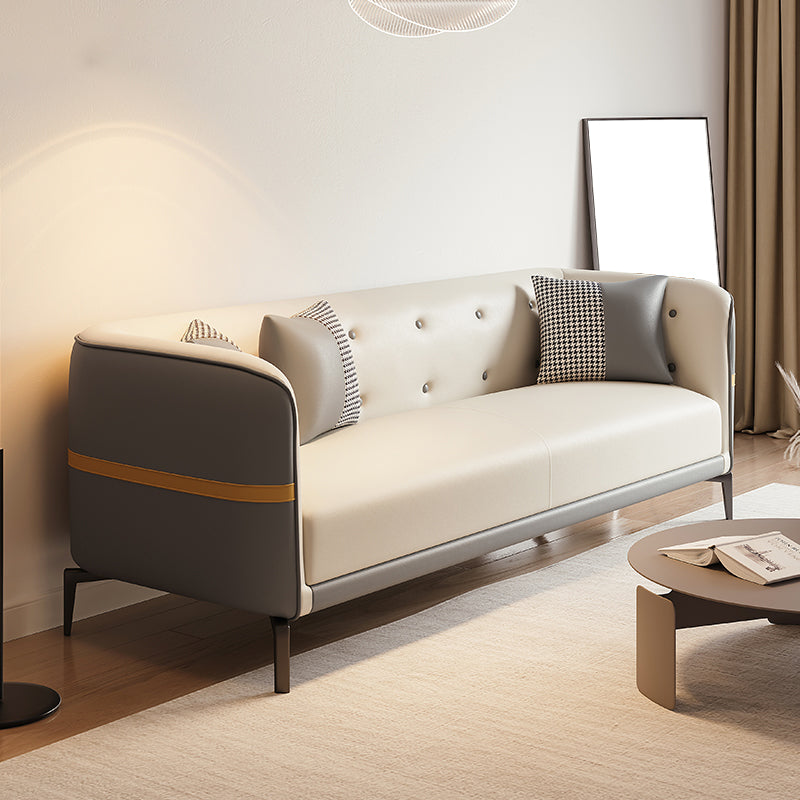 25" Wide Contemporary Sofa Bed Cushions Seating with Pillows