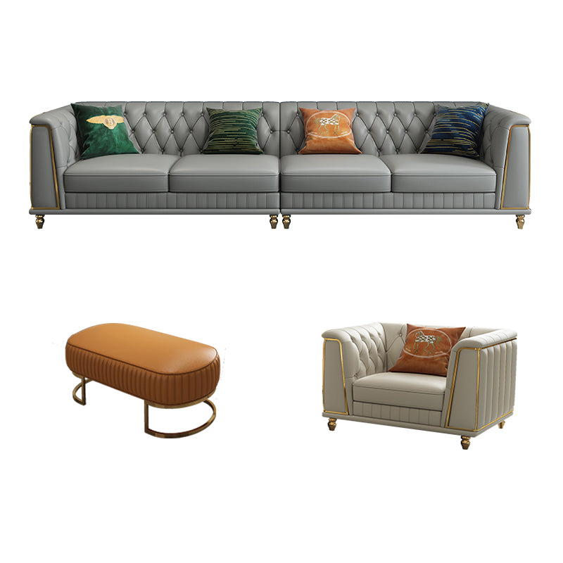 35"W Mid Century Modern Sofa Bed Cushions Seating with Pillows