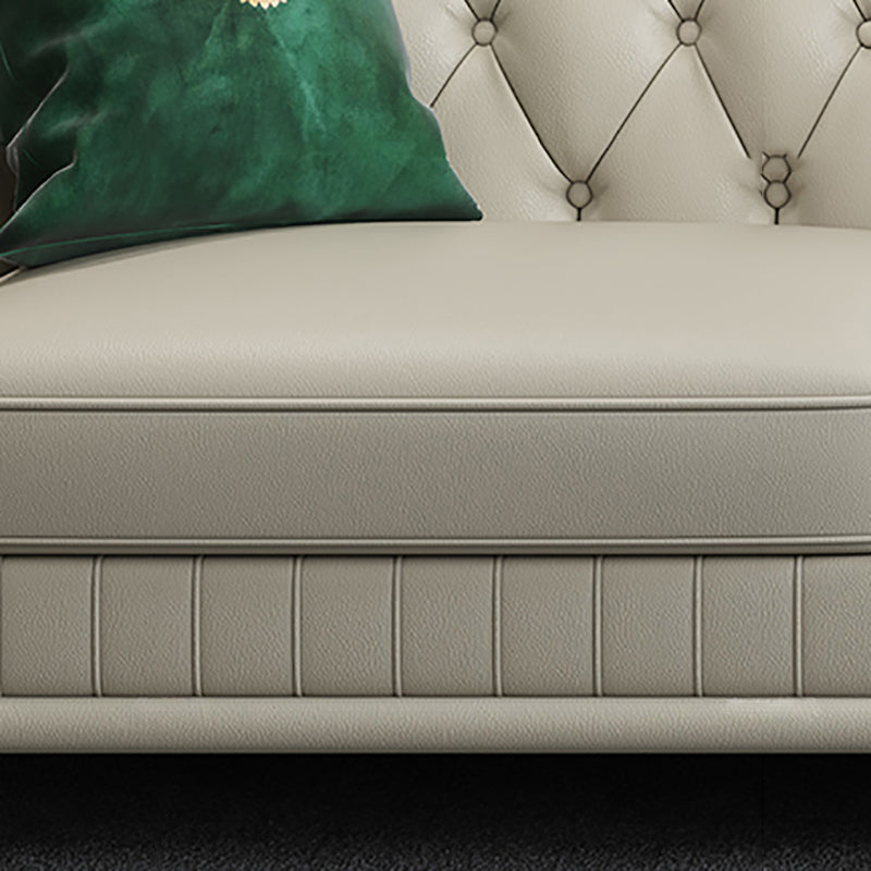 35"W Mid Century Modern Sofa Bed Cushions Seating with Pillows