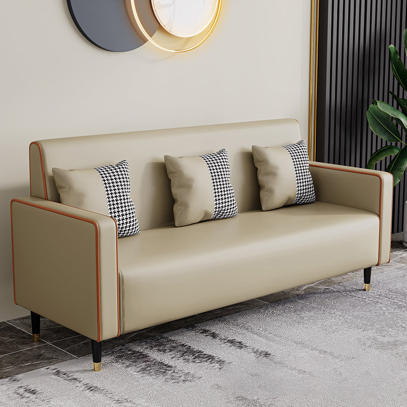 Glam Tight Back Square Arm Living Room 3 Seater Standard Seating