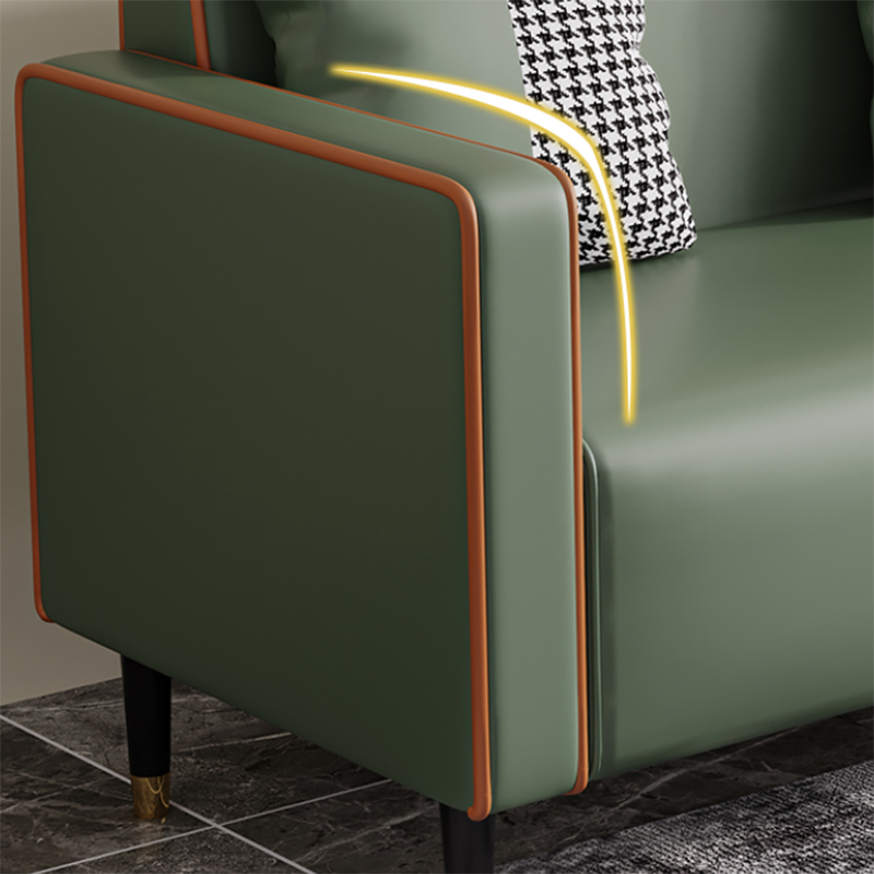 Glam Tight Back Square Arm Living Room 3 Seater Standard Seating