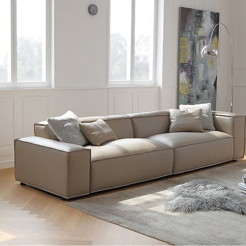 26"H Industrial Sofa Bed White Cushions Seating with Pillows