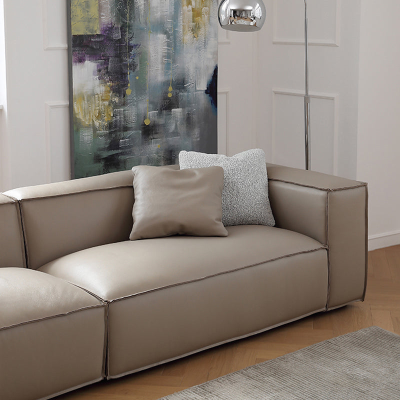 26"H Industrial Sofa Bed White Cushions Seating with Pillows