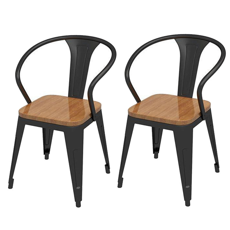 Industrial 1/2/5 Pieces Dining Set Rectangle Pine Wood Dining Table for Cafe