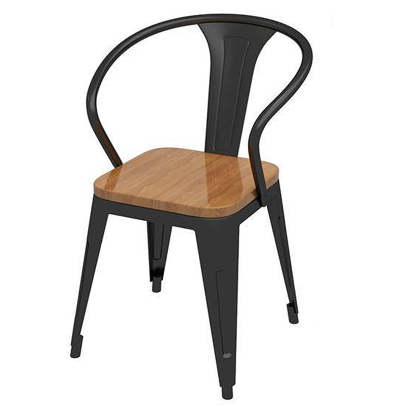 Industrial 1/2/5 Pieces Dining Set Rectangle Pine Wood Dining Table for Cafe