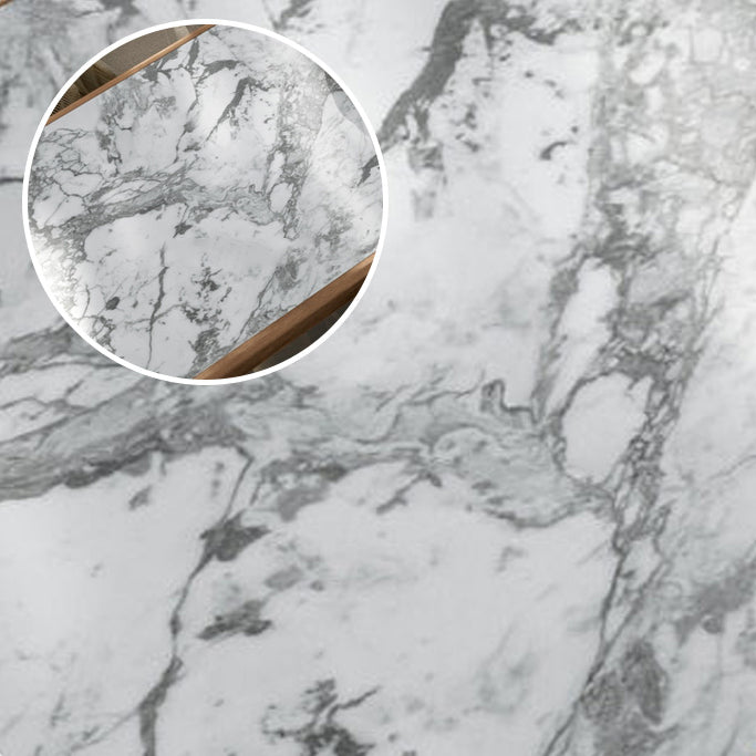 Rectangular Dining Set Stone 1/7 Pieces Dining Set with Wooden Base