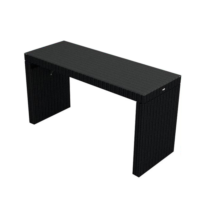 Modern Black Bistro Table Set 1/2/5/7 Pcs Wicker Bistro Set for Outdoor