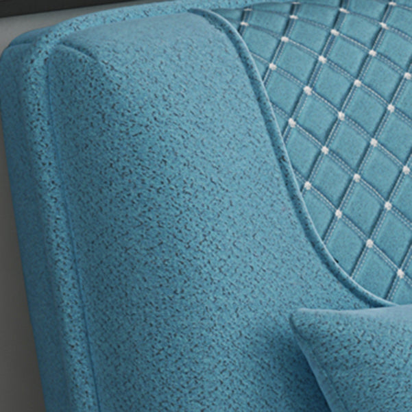 Armless Chaise Lounge Couch Adjustable Gears Chaise with Polyester Blend