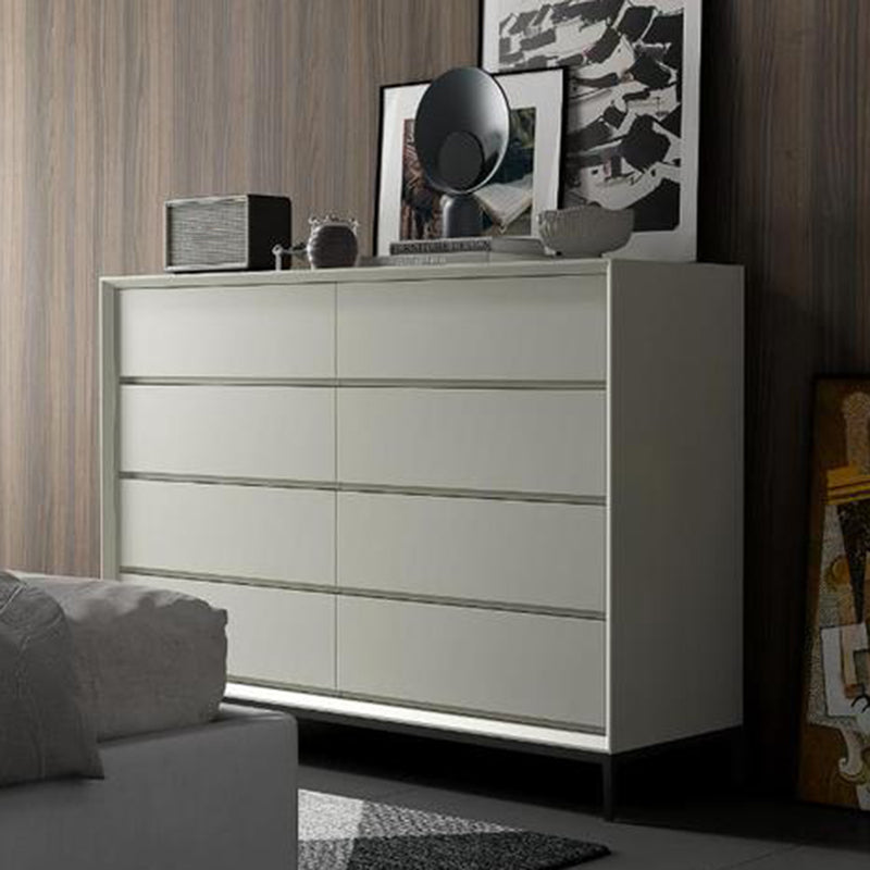 Wooden Storage Chest Modern Dresser with 3/4/5/8 Drawers , 15.6 Inch Width