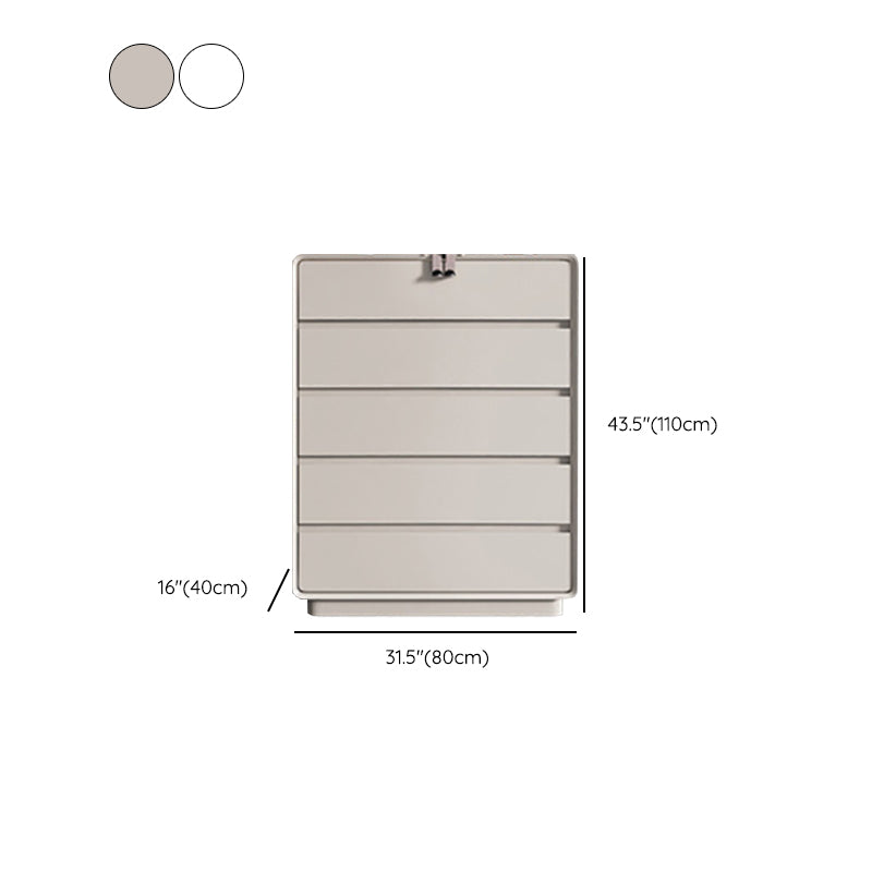 15.6-inch Width Storage Chest Modern Dresser with 6/5 Drawers