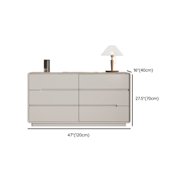 15.6-inch Width Storage Chest Modern Dresser with 6/5 Drawers