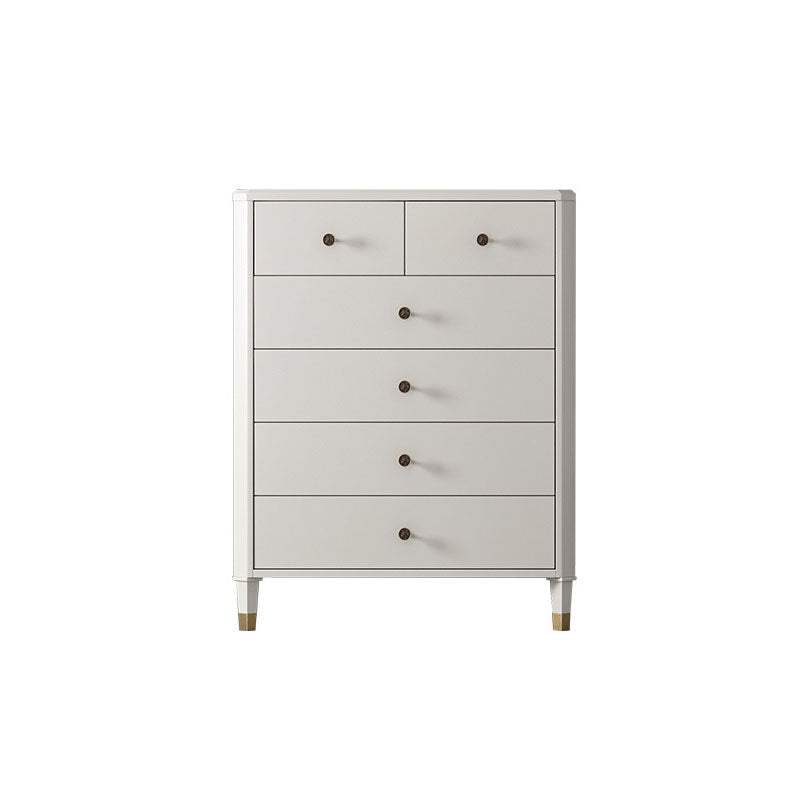 Classic Glam Storage Chest Solid Wood Dresser with 6/8/10 Drawers